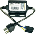 Cyron Lighting Canbus and EMI digital filter for 12V H4 headlights, designed to reduce electrical interference and improve performance.