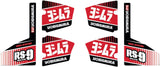 Yoshimura - Rs-9 Muffler Decal Set 6/Pcs - 961-9070