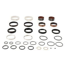 Pivot Works suspension seal and bushing kit for forks, featuring replacement components for motorcycle suspension maintenance.