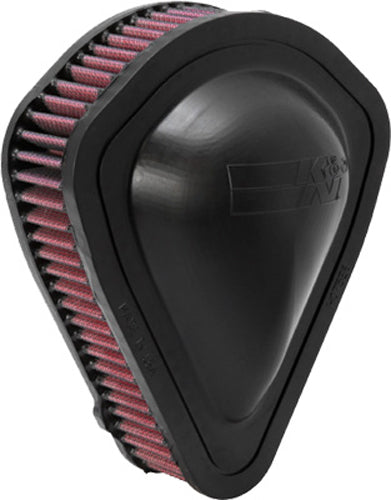 K&N Air Filter 731310, high-performance automotive air filter with a pleated cotton media and durable rubber frame.