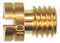 Sudco round main jets, pack of four, size #180, for motorcycle or carburetor tuning, with metal construction and precision design.