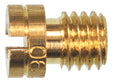 Load image into Gallery viewer, Sudco round main jets, set of four, model #192, showing metal jets with precise hole sizes for motorcycle carburetors.