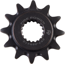 Load image into Gallery viewer, Steel Fire Power front CS sprocket 12T for Honda CRF250 motorcycle, featuring durable construction and precise gear fit.
