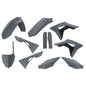 Polisport Plastics Nardo Grey plastic body kit for motorcycle or dirt bike, shown in the image.