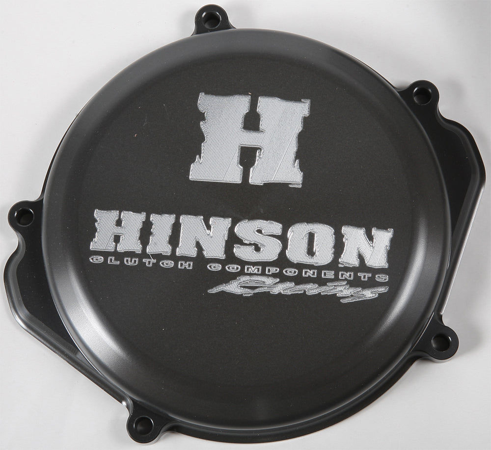 Hinson clutch cover for Honda engine, model 151-0302, made of durable metal with detailed branding and mounting holes.
