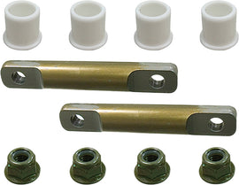 SP1 Bushing and bolt kit with hardware fittings, includes six black fasteners for automotive or machinery assembly.