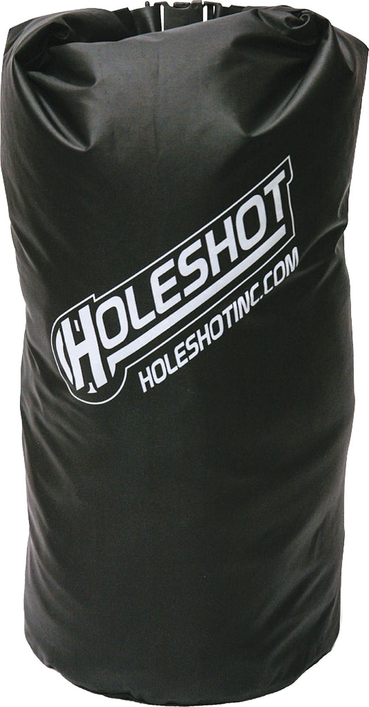 Holeshot Critical Gear Bag, 21x8.5 inches, durable luggage with multiple compartments and sturdy handles for travel gear storage.
