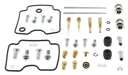 All Balls Bike Carburetor Rebuild Kit 226-1662 for intake, carburetor, and fuel system components, with various gaskets and parts.