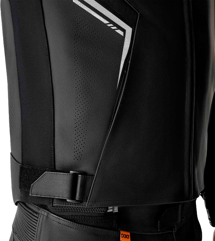 S1 D3o Leather Jacket Blk/Whi 5x