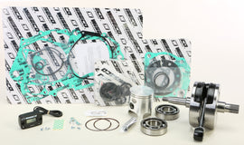 Wiseco Garage Buddy engine rebuild kit PWR101-101 with engine components, including pistons and gaskets, on a white background.