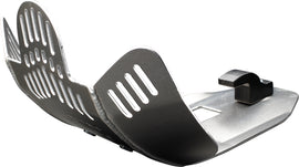 Devol Honda CRF250 skid plate model 60-7021, durable black protective motorcycle part mounted on the bike's underside.
