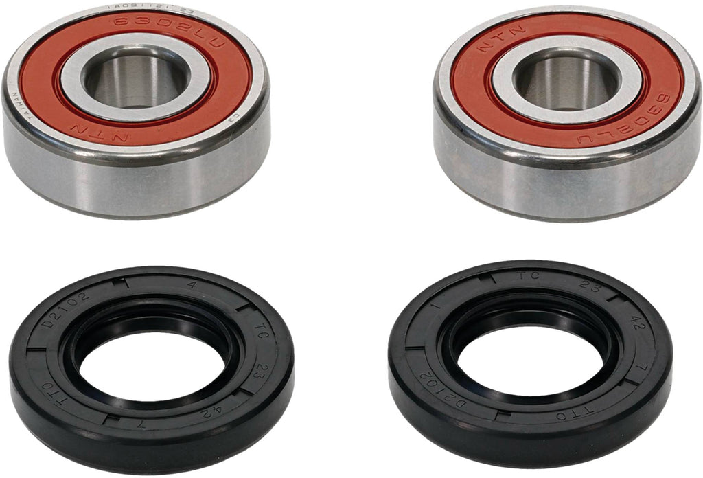 Pivot Works Drive Wheel Bearing Kit Premium 22-51395P with multiple bearings and components for motorcycle wheel maintenance.