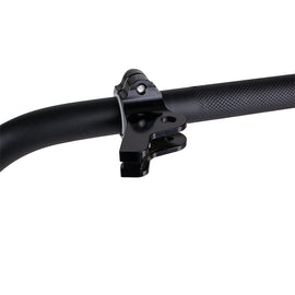 Black ODI Grips Pw Brake Perch for motorcycle, featuring ergonomic design and durable material, shown with brake perch attached.