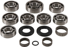 Charger l'image dans la galerie, All Balls transmission bearing and seal kit, model 229-1023, with various bearings and seals shown in the image.