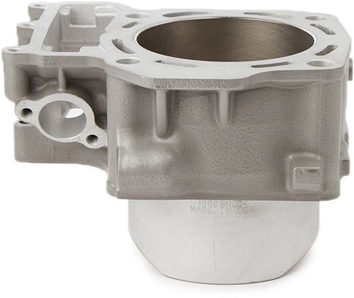 Cylinder Works rear engine cylinder for Kawasaki 85.00/Std model, showing the metal cylinder with branding and mounting details.