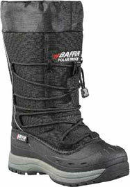 Black Baffin Inc Women's Snowgoose boots with sturdy construction and fur lining, perfect for winter weather.