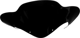 SNO Stuff low black windshield for A/C vehicles, featuring a sleek design and clear visibility for optimal driving performance.