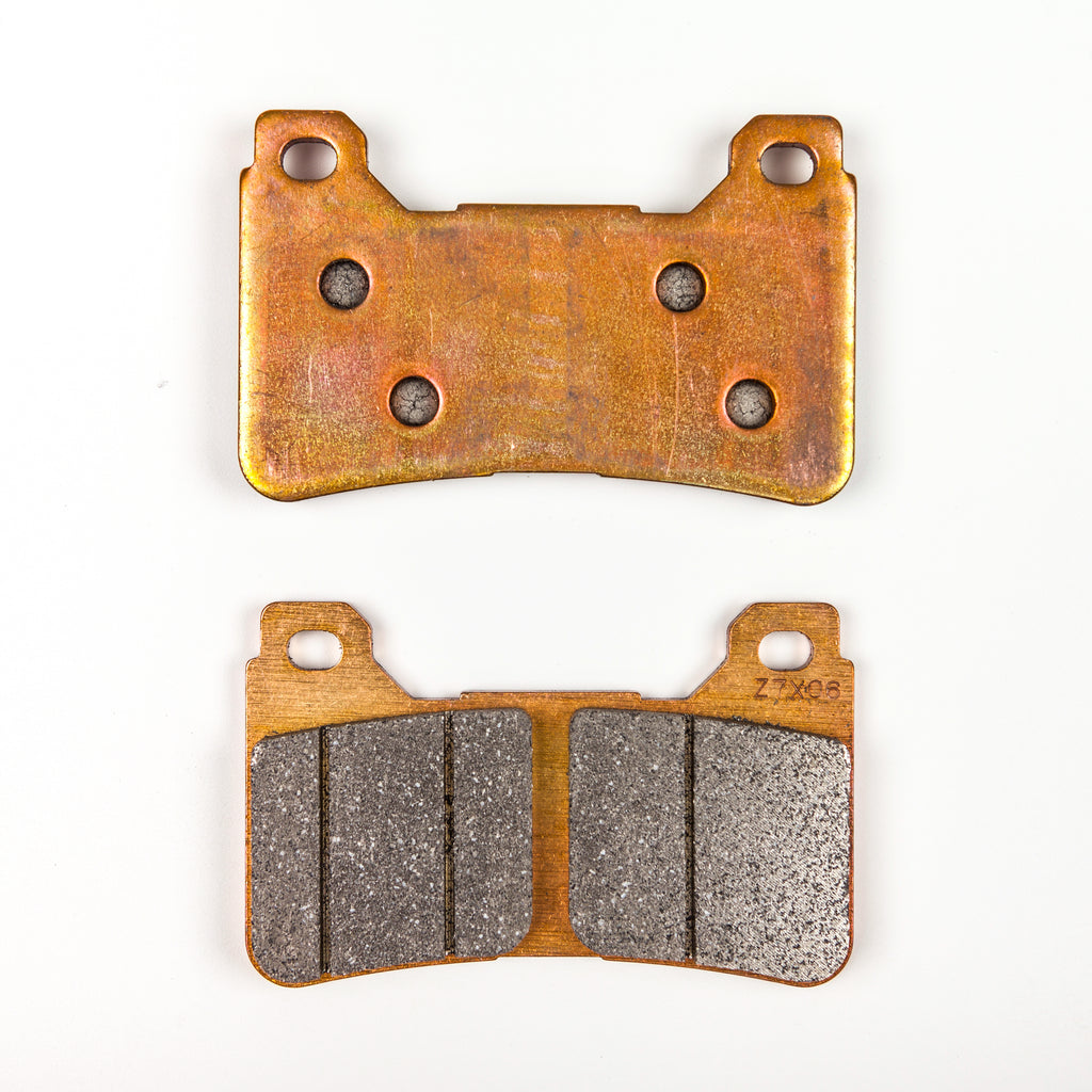 Braking Super Sintered Brake Pad Set P1r 31-899P for motorcycle brakes, branded by Braking with metal backing plates and friction material