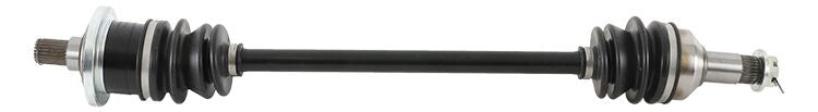 All Balls heavy duty front drive axle with six ball bearings, designed for durable motorcycle or ATV performance.