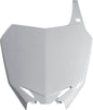 Front Number Plate White