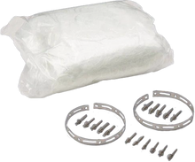 Load image into Gallery viewer, Yoshimura RS3 Premium muffler repack kit for exhaust systems, showing packed fiber and metal components for motorcycle muffler maintenance.