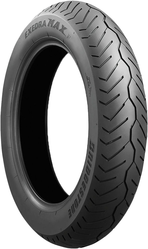 Bridgestone Exedra Max front motorcycle tire 150/80R16 radial tubeless with V-rated speed for bikes.
