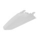Acerbis white rear fender for motorcycle, made of durable body material with smooth finish, designed for off-road or motocross bikes.