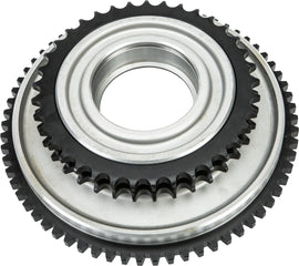 HardDrive clutch basket with ring for Ford F-150 and F-250 trucks, OEM part 37707-84, drive clutch component with metal finish.