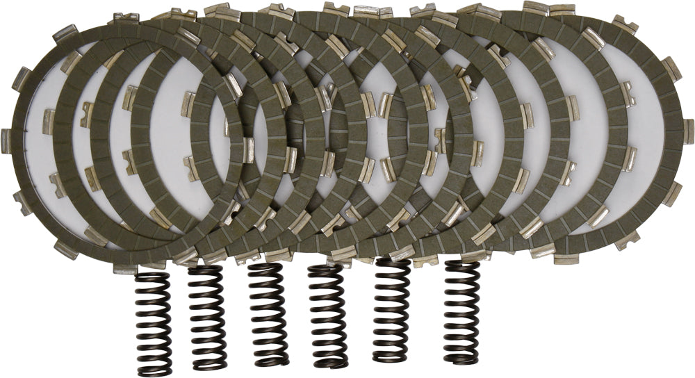 EBC Motorcycle Brakes Street Racer Clutch Kit SRC85 with clutch plates and components for high-performance motorcycle clutch system