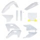 Acerbis full plastic body kit for motorcycle, original 26 29868-48212, with black and white panels and detailed design.