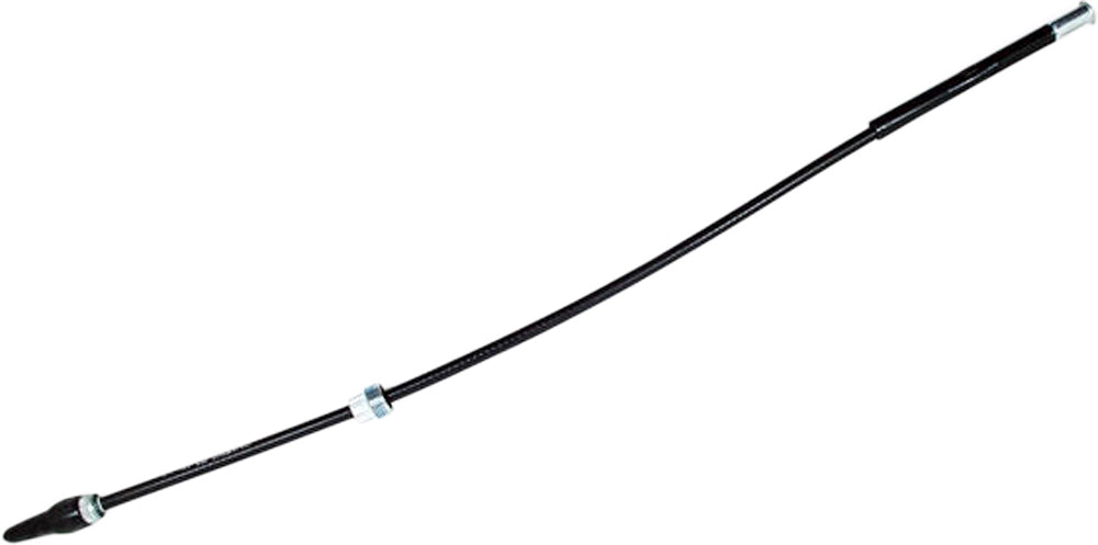 Motion Pro black vinyl tachometer cable 70-4020 for motorcycle controls, featuring durable black vinyl exterior and precise connection ends.
