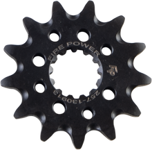 Load image into Gallery viewer, Steel Fire Power front CS sprocket 13T with a 257-130913 part number, designed for motorcycles or dirt bikes.