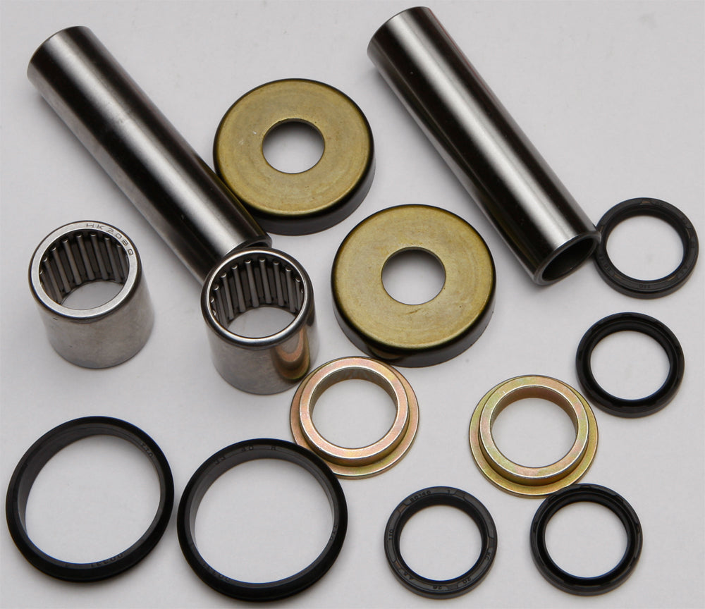 All Balls Swingarm Bearing Kit for suspension, displaying metal bearings and hardware components in the image.