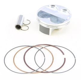 Vertex forged piston kit for Kawasaki 175-24020A, includes piston components for 13.8:1 compression ratio engine repair.