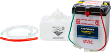 Load image into Gallery viewer, Fire Power 12V heavy duty battery with acid, model CB2.5L-C, designed for automotive or heavy-duty use, showing the battery exterior.