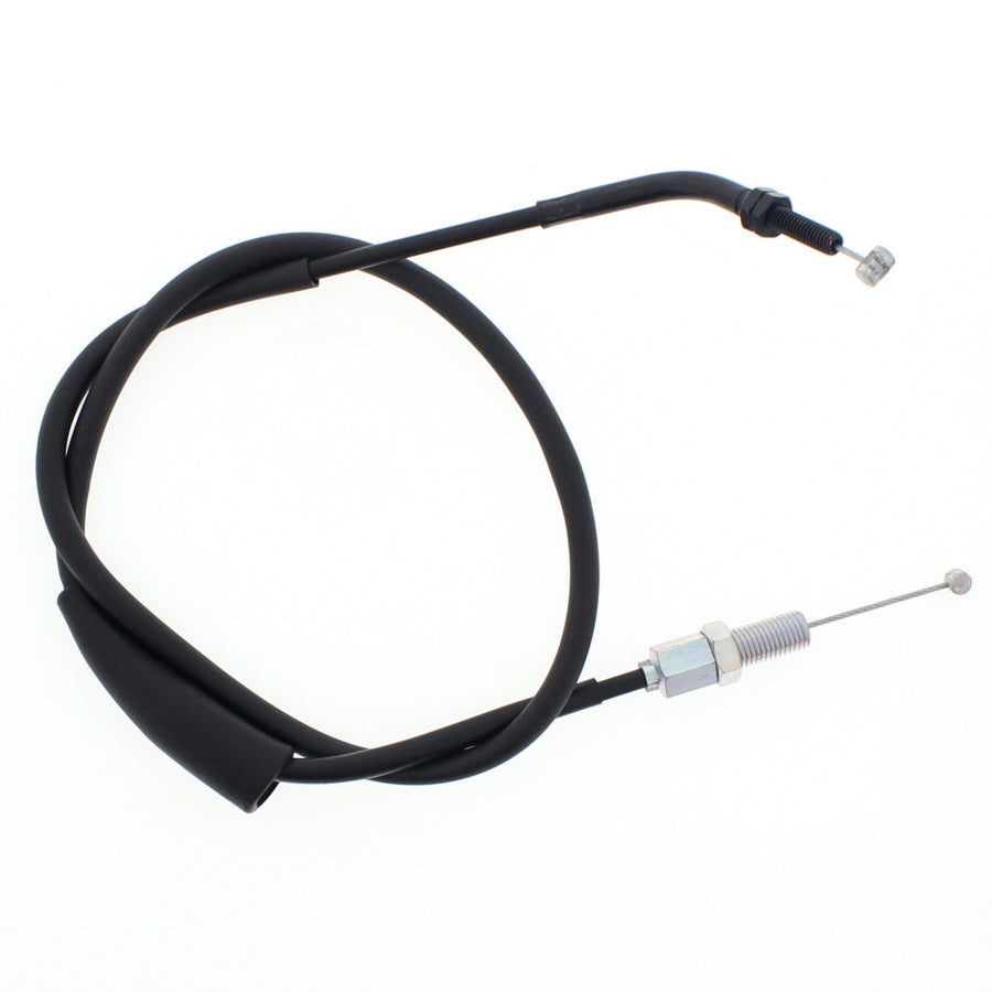 All Balls throttle cable 24-51129 for motorcycle control lines, showing the black cable with connectors and metal fittings.