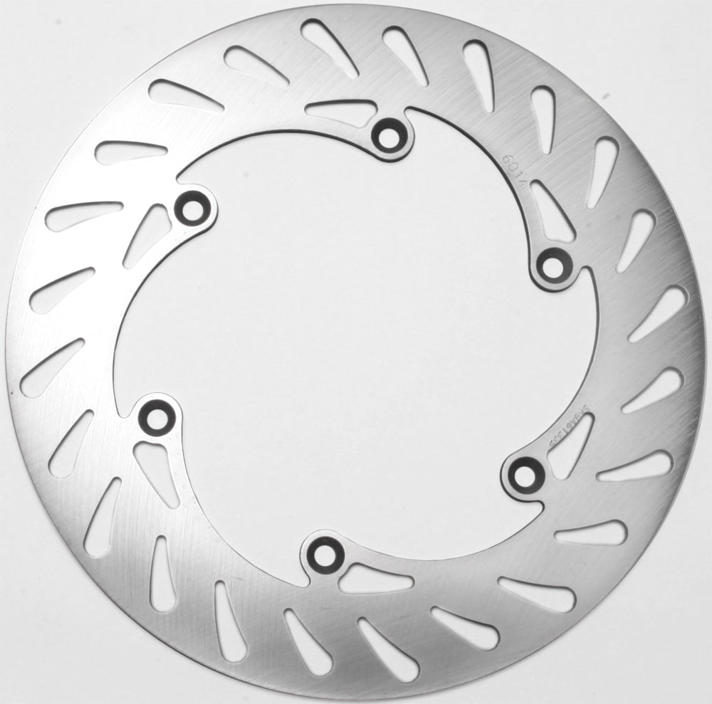 EBC Motorcycle Brakes standard rotor 15-6014 showing a metal brake disc with vented design for motorcycle braking performance.