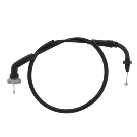 All Balls throttle cable 24-51170, a durable hydraulic control line with metal fittings, designed for precise throttle control.