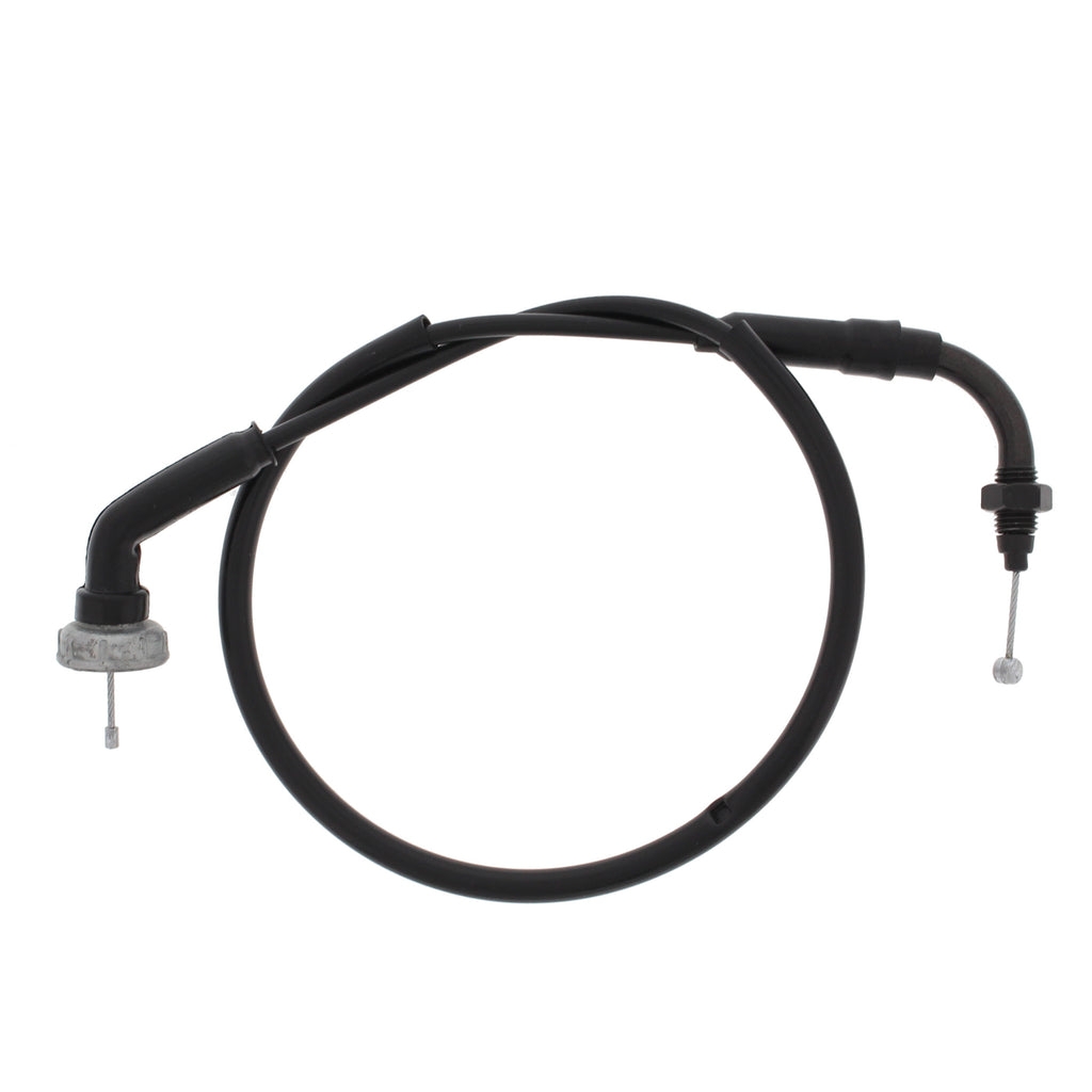 All Balls throttle cable 24-51170 for hydraulic control lines, showing a close-up of the black cable and connectors.
