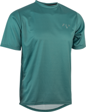 Load image into Gallery viewer, Fly Racing Action Jersey in Evergreen, XL, featuring lightweight breathable fabric and vibrant green design for motocross riding.