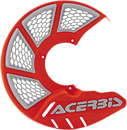 Acerbis X-Brake Vented Mini 245mm orange and white motorcycle brake disc with vented design and mounting holes.