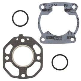 Vertex Top End Gaskets 681-0403 set showing multiple gaskets and seals for engine top end repair.