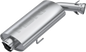 MBRP Exhaust single slip-on system with 3-inch chrome oval sport muffler, designed for enhanced performance and sound.