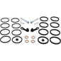 All Balls front caliper rebuild kit 43027-08 with brake components for motorcycle brake system, shown in the image.