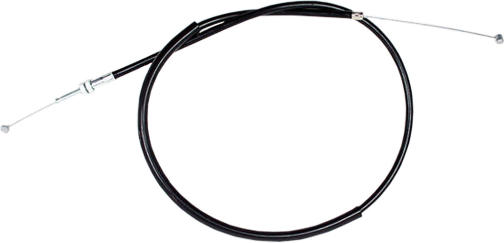 Motion Pro black vinyl throttle push cable 70-3252 for motorcycle control lines, showing the cable with black vinyl coating.