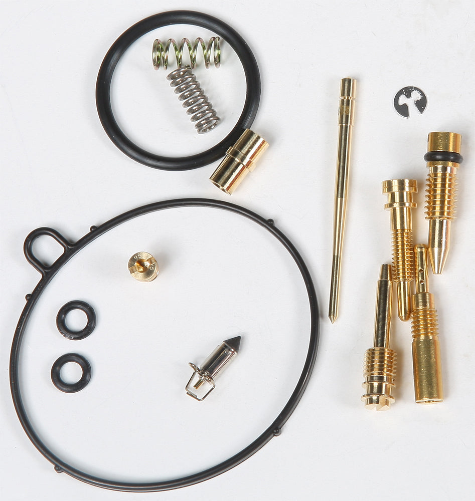 Shindy Kawasaki KLX140/L carb repair kit for intake and fuel system, includes components for carburetor repair and maintenance.