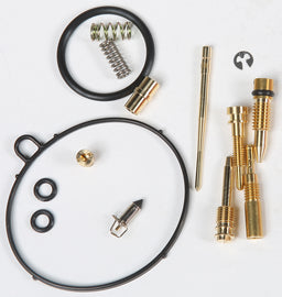 Shindy Kawasaki KLX140/L carb repair kit for intake and fuel system, includes components for carburetor repair and maintenance.