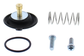 All Balls Air Cut Off Valve Rebuild Kit for intake, carb, and fuel systems, with various seals and components on a white background.