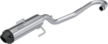 Load image into Gallery viewer, MBRP Exhaust single slip-on system with 4-inch black performance muffler tip, designed for enhanced motorcycle exhaust performance.