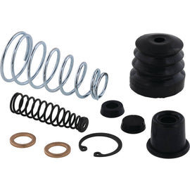 All Balls rear master cylinder rebuild kit for brake system, model K 42810-04b, with brake components visible in the image.